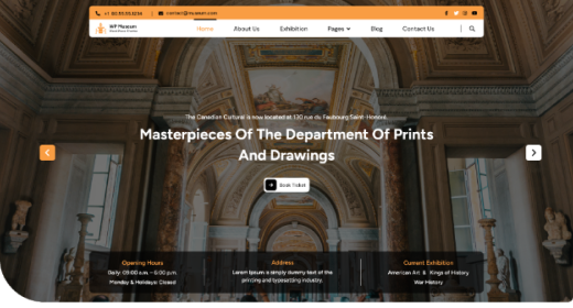 Museum WordPress Theme