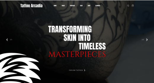 Tattoo Studio WordPress Theme