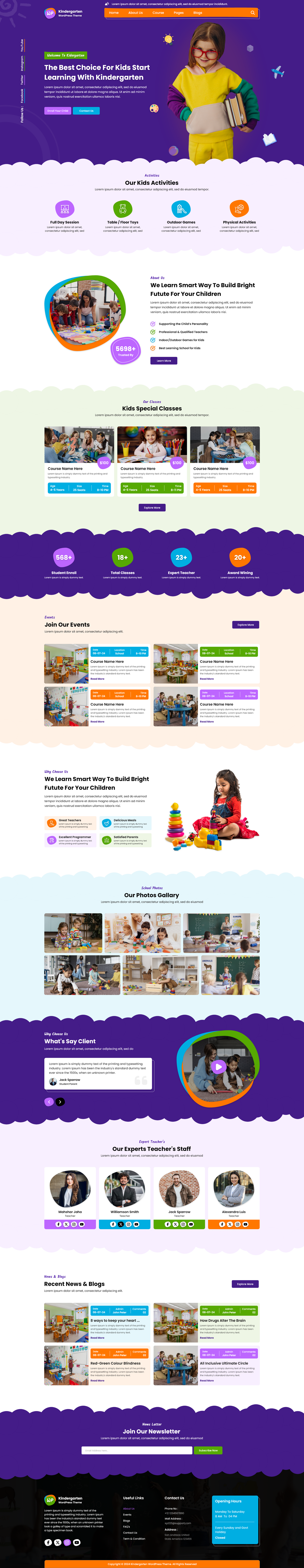 Kindergarten WordPress Theme