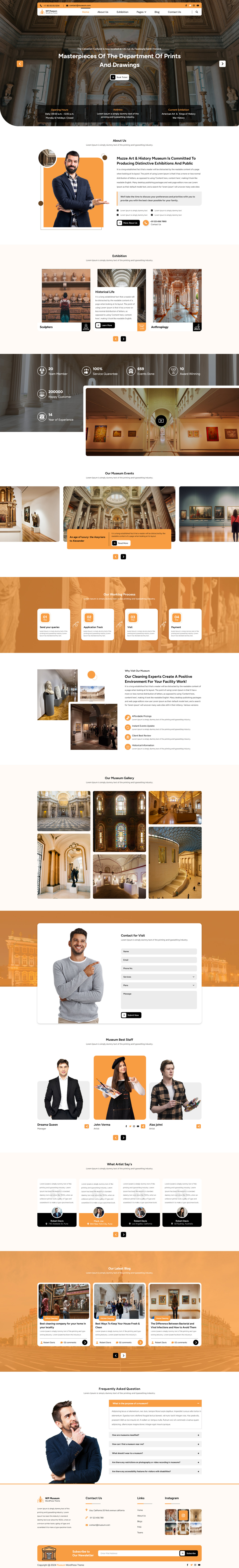 Museum WordPress Theme